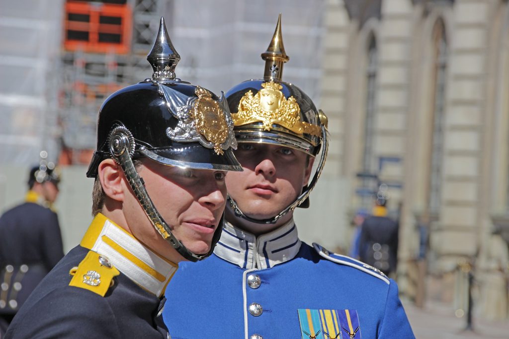 Changing of the guard in Stockholm