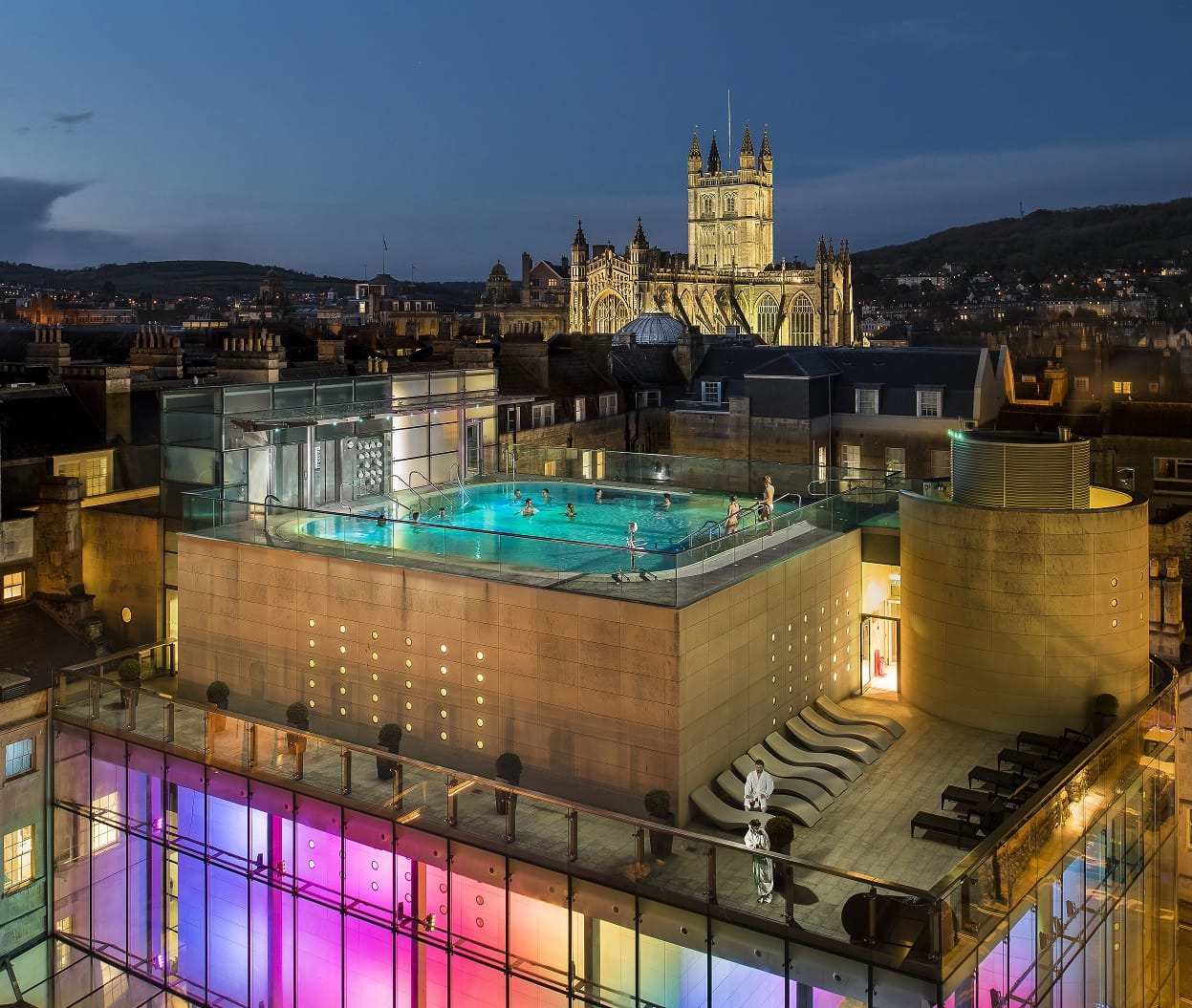 A Must visit in Bath is the Thermae Bath spa