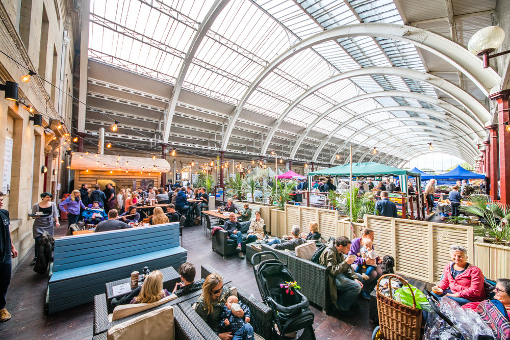 Green Park Station in the heart of Bath makes a great place to visit for food and a lively atmosphere