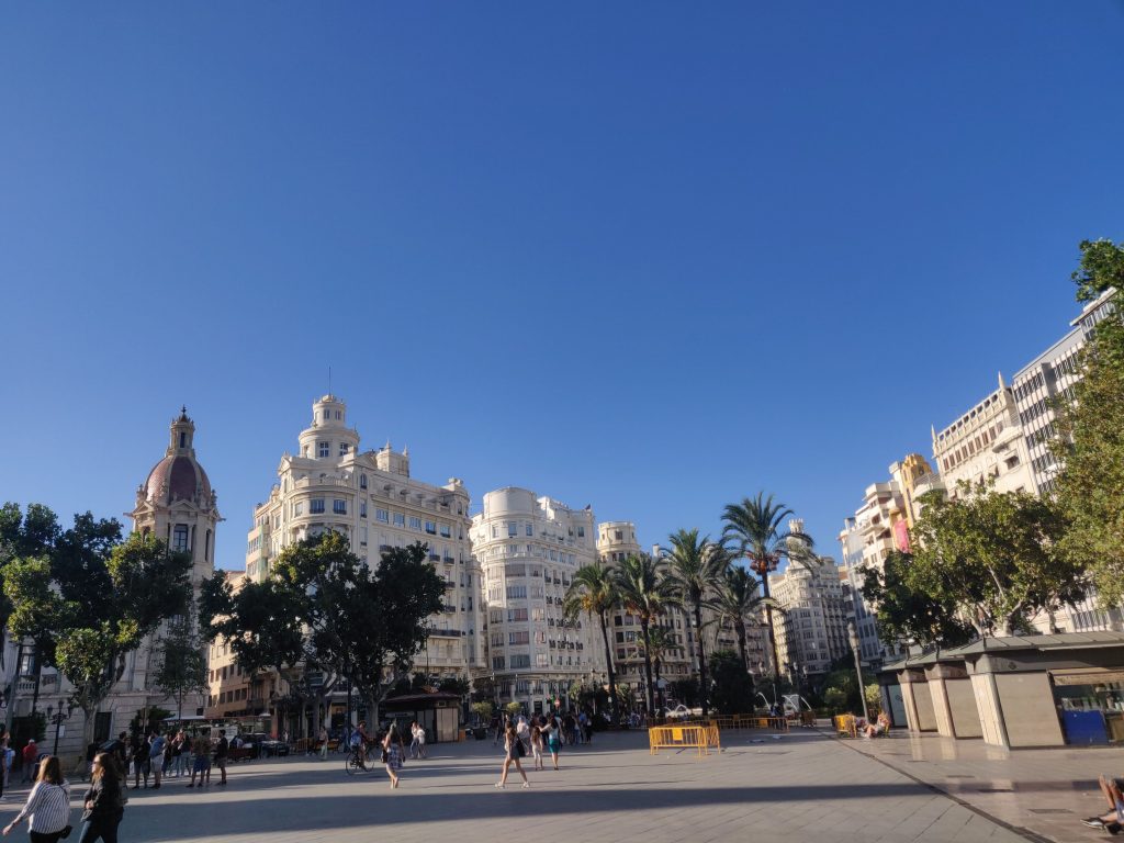 The main square in Valencia