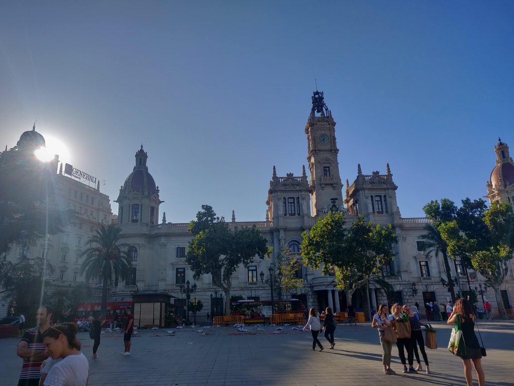 The Ayuntamiento in Valencia