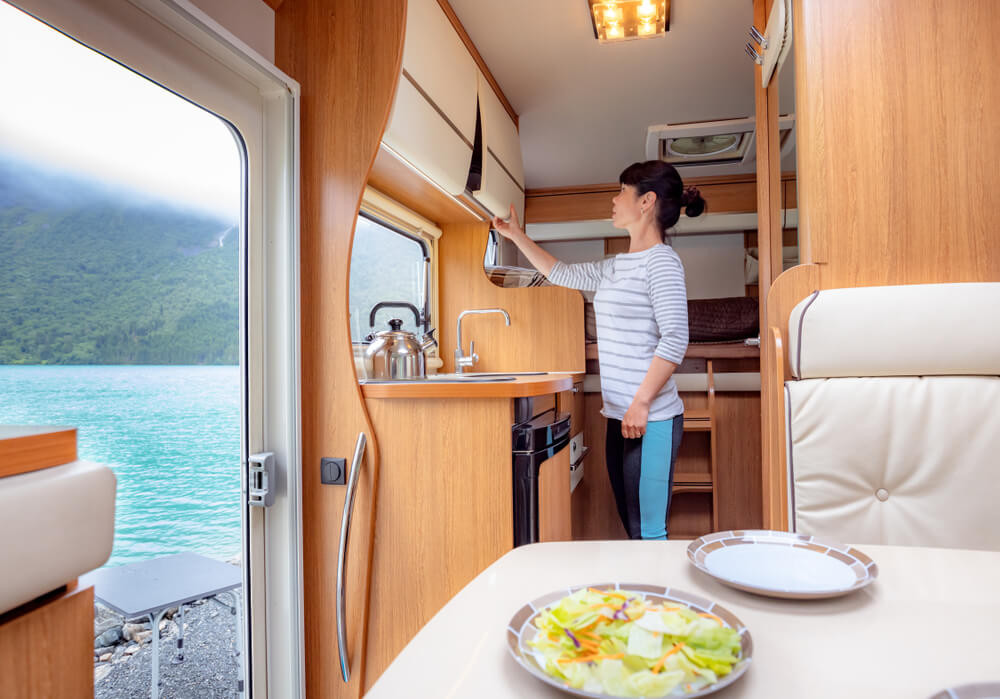 Living off grid in a campervan means you can change your scenery whenever you like