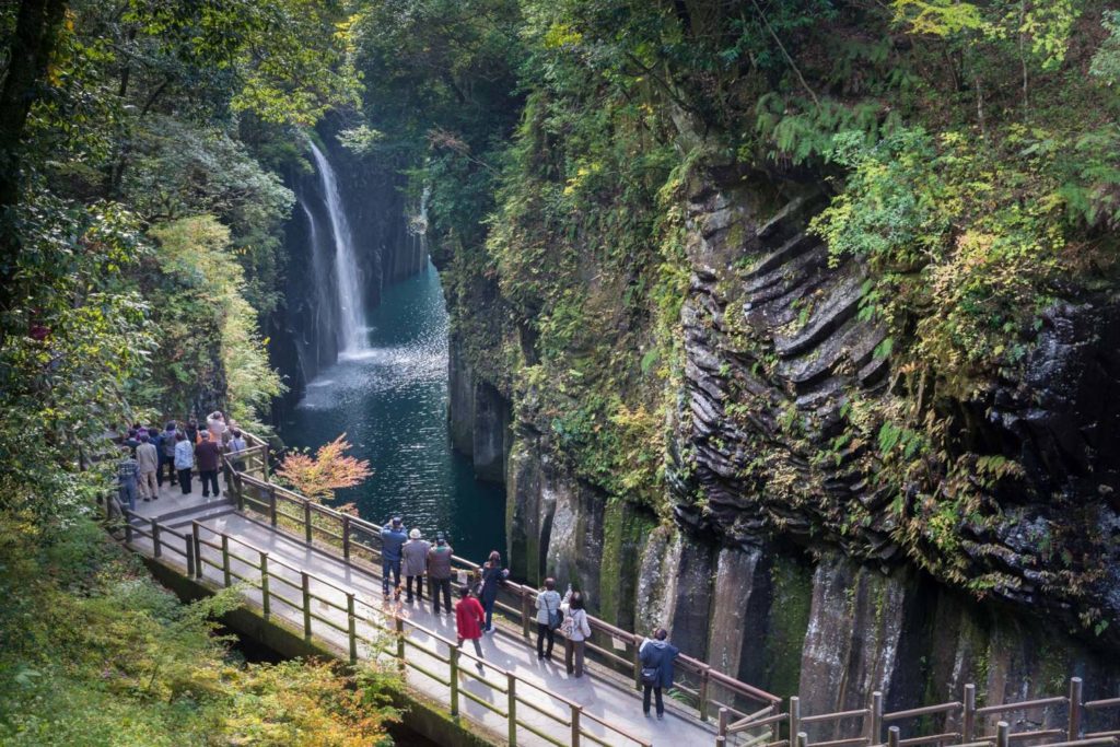 Canyoning in Japan is a great adrenalin experience