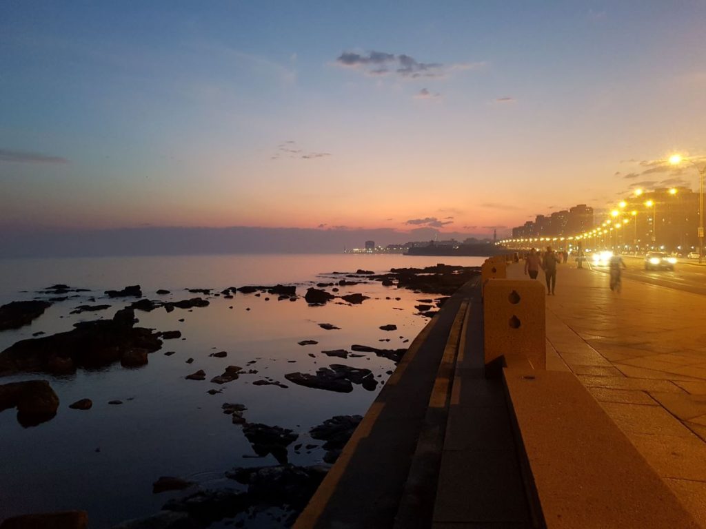 Sunset from Parque Rodo, a must when visiting Uruguay