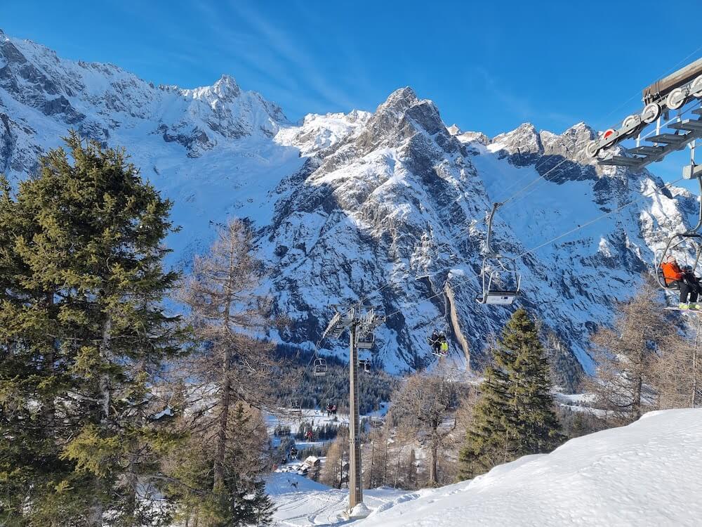The view of the valley at la fouly