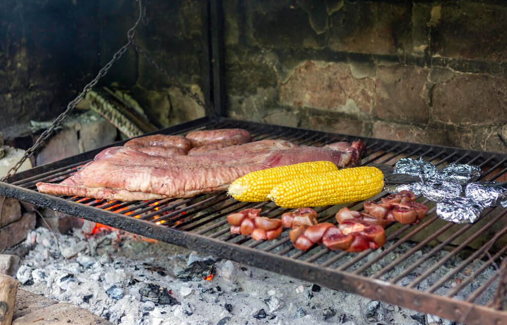 meat asado is a popular weekend feast in south america