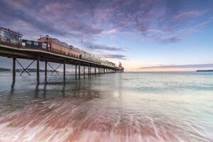 Paignton Pier in the English Riviera